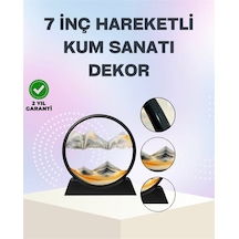 Zihin Açıcı Kum Manzarası 3d Dinamik Kum Tablosu Dekoratif Dönüştükçe Yenilenen Sakinleştirici Sanat Eseri Standart