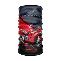 Bebo Store Extreme Spor Motor Ve Bisiklet Kullananlara Özel Desenli Buff Boyunluk Bandana Balaklava Honda-2907 Çok Renkli