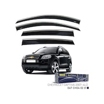 Chevrolet Captiva Niken Kromlu Cam Rüzgarlığı 4lü Set 2007 ve Üstü