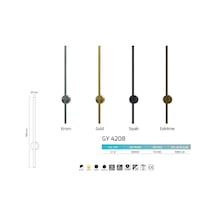 Goya 12w Dekoratif Led Aplik - 4208 - Krom