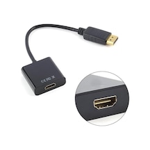 5645 Dijital Displayport To Hdmı Görüntü Çevirici Aparat Siyah Displayport Çıkışlı Bilgisayarla