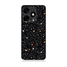 Tecno Spark 10c Uyumlu Uzay Ve Gezegenler Desenli Silikon Kılıf
