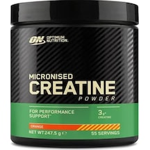 Optimum Nutrition Micronized Creatine Powder Orange 247.5gr Aromalı