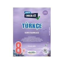 8 Sınıf Kendini Check-et Türkçe Soru Bankası Okyan