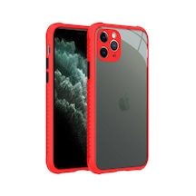 Ardemix Apple Uyumlu iPhone 11 Pro Kaff Kılıf-kırmızı Kirmizi