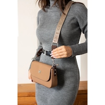 Just Polo Kadın Yeni Sezon Lakos El Ve Omuz Çantası 236005mh Vizon - Kahverengi 77214985