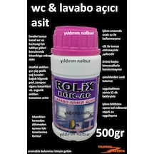 Lavabo Aç Asit Tıkanık Lavabo Açma 500gr Tahliye Açıcı Kimyasal İ