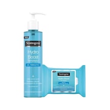 Neutrogena Hydro Boost Water Jel Yüz Temizleyici 200ml+neutrogena Hydro Boost Makyaj Temizleme Mendili