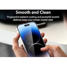 İphone 16 Pro Max Uyumlu Ekranı Tam Kaplayan Full Cam Ekran Koruyucu Kırılmaz Cam Tam Kapatan Screen Protector