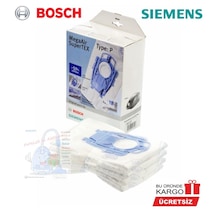Bosch Uyumlu Bsg 80000-89999 Kumaş Süpürge Toz Torbası - 4 Adet