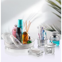 5 Parça Banyo Seti Beyaz Diğer