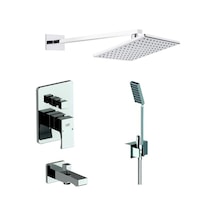 Gpd Mta105 Tam Ankastre Duş Seti Fuego Duvardan Krom