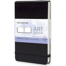 Moleskine Sert Kapak Suluboya Defteri Siyah 9 x 14 CM