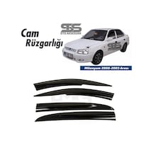 Cam Rüzgarlığı Hyundai Milenyum 2000-2003 Arası Mügen Tip Piano Black