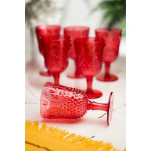 Akrilik Kırmızı 6'lı Kadeh & Su Meşrubat Kahve Yanı Bardağı 450 Ml Cam Değildir Çok Renkli Akrilik Kırmızı 6'lı Kadeh & Su Meşrubat Kahve Yanı Bardağı 450 Ml Cam Değildir Çok Renkli