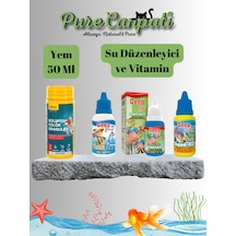 Purecanpati Japon Balığı Yem & Su Bakım Seti 50 Ml