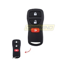 Nissan Uyumlu 3 Buton Silikon Anahtar Kılıfı