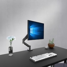 13-32" Lcd/led Monitör Tutucu, Kol Amortisörlü, Vesa 75 75 100 100, Monitör Standı 2-20 Kg, 360 Derece Dönebilen, Stand Askı Aparatı,