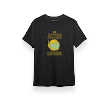 The Umbrella Academy Astro Luther Siyah Kısa Kol Erkek Tshirt 001