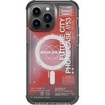 Apple Uyumlu iPhone 14 Pro Kılıf Skinarma Şeffaf Airbag Tasarımlı Magsafe Şarj Özellikli Shorai Kapak