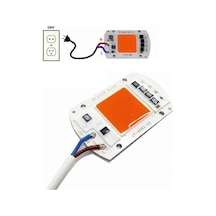 Tr 220v 50w Bitki Büyütme Ledi Klemensli Tüm Işık Spektrumlu Fide Genel