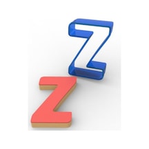 Z Harfi Kurabiye Kalıbı