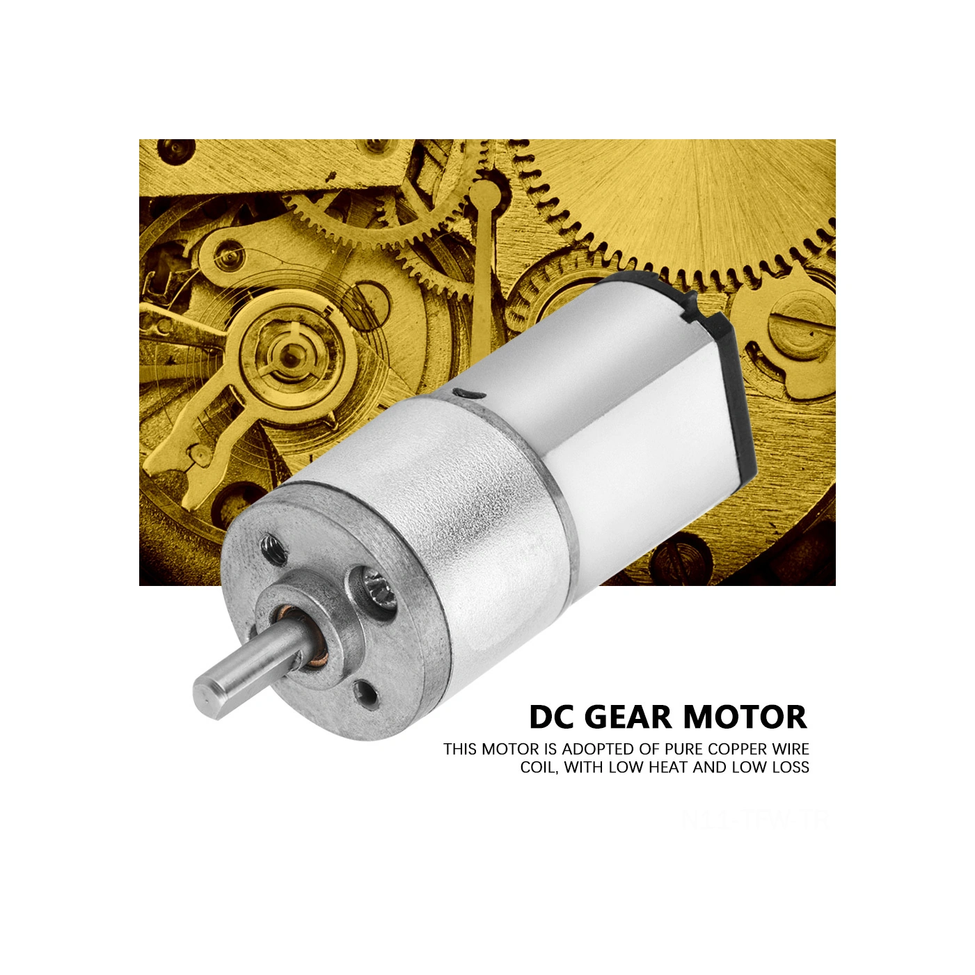 Tenfowee 6v 80rpm Dürtücü Motor - Yüksek Doğruluklu Metal Dişli, Yüksek Tork, Düşük Gürültü, Uzun Ömürlü Akıllı Araçlar, Robotik, Oyuncaklar İçin