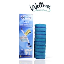 Wellnax Breeze Fresh Kullan At 10 Adet Sünger Mavi Su ve Deterjanlı Tuvalet Sünger x1