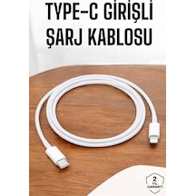 Iphone İos Uyumlu Hızlı Şarj Kablosu Type C To Lightning 12 13 14 15 Pro Max - Lisinya