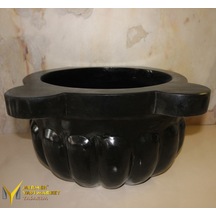 Cilalı Bazalt Kavun Dilimli Kurna