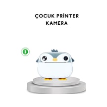 Çocuk Fotoğraf Makinesi Termal Baskılı Anında Çıktı Hd Video Kayıtlı