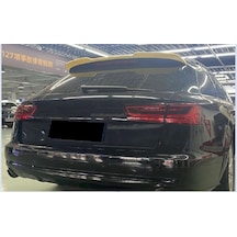 Audi A6 Avant Cam Üstü Spoyler 2011 2018 Boyasız İthal Plastik