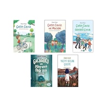 Sinan Yaşar 5 Kitap Set - Çetin Ceviz - Mucide - Gözlüklü Çocuk - Yazıyı Bulan Çocuk - Gacagucu