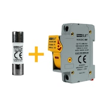 Dc Sigorta + Sigorta Yuvası 32a 1000v - 12 Adet