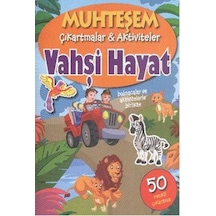 Muhteşem Çıkartmalar - Aktiviteler Vahşi Hayat- Parıltı Yayınları
