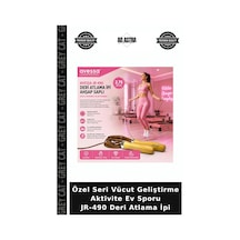 Özel Seri Vücut Geliştirme Aktivite Ev Sporu Jr-490 Deri Atlama İpi