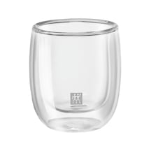 Çift Camlı 2'li Espresso Bardak Seti, Şeffaf, 80 Ml Çok Renkli