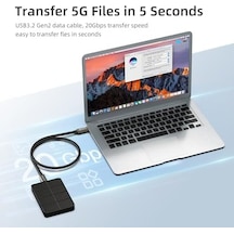 Ultra Usb C To Usb C Kablo 240w Pd 3.1 Hızlı Şarj, 20gbps Veri Transferi, 4k 60hz Görüntü Aktarımı, Usb 3.2 Gen2 Type-c Kablo Ult 200, Santimetre
