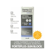 Derma CC Laboratories Forte Plus Leke Karşıtı Kolajen İçerikli Koruyucu Güneş Kremi SPF50+ 50 ML