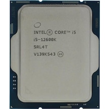 Intel Core İ5 12600k 20mb 10çekirdekli O/b Uhd Vga 1700p 125w Kutusuz+fansız