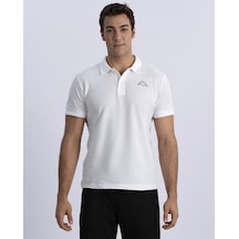 Kappa Logo Maltax 2 MSS Erkek Regular Fit Polo Yaka Tişört Beyaz