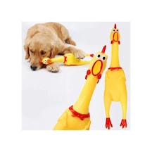 Öten Çığlık Atan Horoz Tavuk Civciv Köpek Kedi Için Bağıran Sesli Oyuncak L Boy 36 Cm