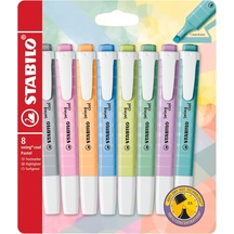 Stabilo Swing Cool Pastel - Fosforlu Kalem - 8'li Paket - Çeşitli Diğer
