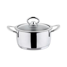 Mini Derin Tencere 16x8 Cm 2008.16-mdt Gümüş