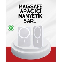 Hubrendy Tekno Şık Tasarımlı Magsafe Araç Telefon Tutucu Type-c Girişli Diğer