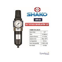 Shako Tekli Filtre Regulator Aır Ufr 04 - 1/2