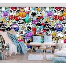 Graffity Desenli Duvar Kağıdı