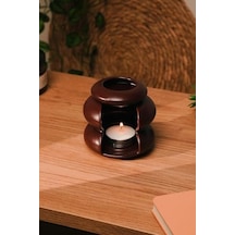 Love Bundles Bordo Mat Modern Tasarım Seramik El Yapımı Buhurdanlık Bordo 50 x 22