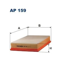 Fıltron Ap159 Hava Filtresi 1017035 1102785 7236936