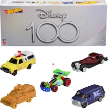 Mattel Hot Wheels Disney Premium 100th Bundle Renkli